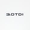 3D ABS Letters 2.0TDI 2.5TDI 3.0TDI 35TDI 40TDI 45TDI 50TDI Emblem for Audi A1 A3 A4 A5 A6 A7 A8 Q2 Q3 Q5 Q7 Car Trunk Sticker