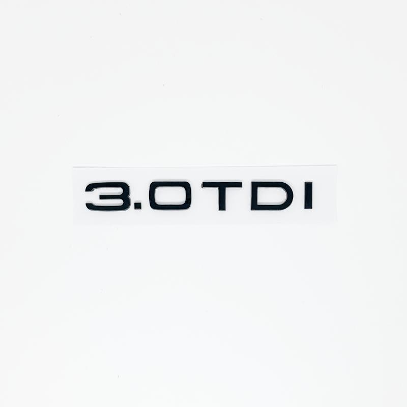 3D ABS Letters 2.0TDI 2.5TDI 3.0TDI 35TDI 40TDI 45TDI 50TDI Emblem for Audi A1 A3 A4 A5 A6 A7 A8 Q2 Q3 Q5 Q7 Car Trunk Sticker