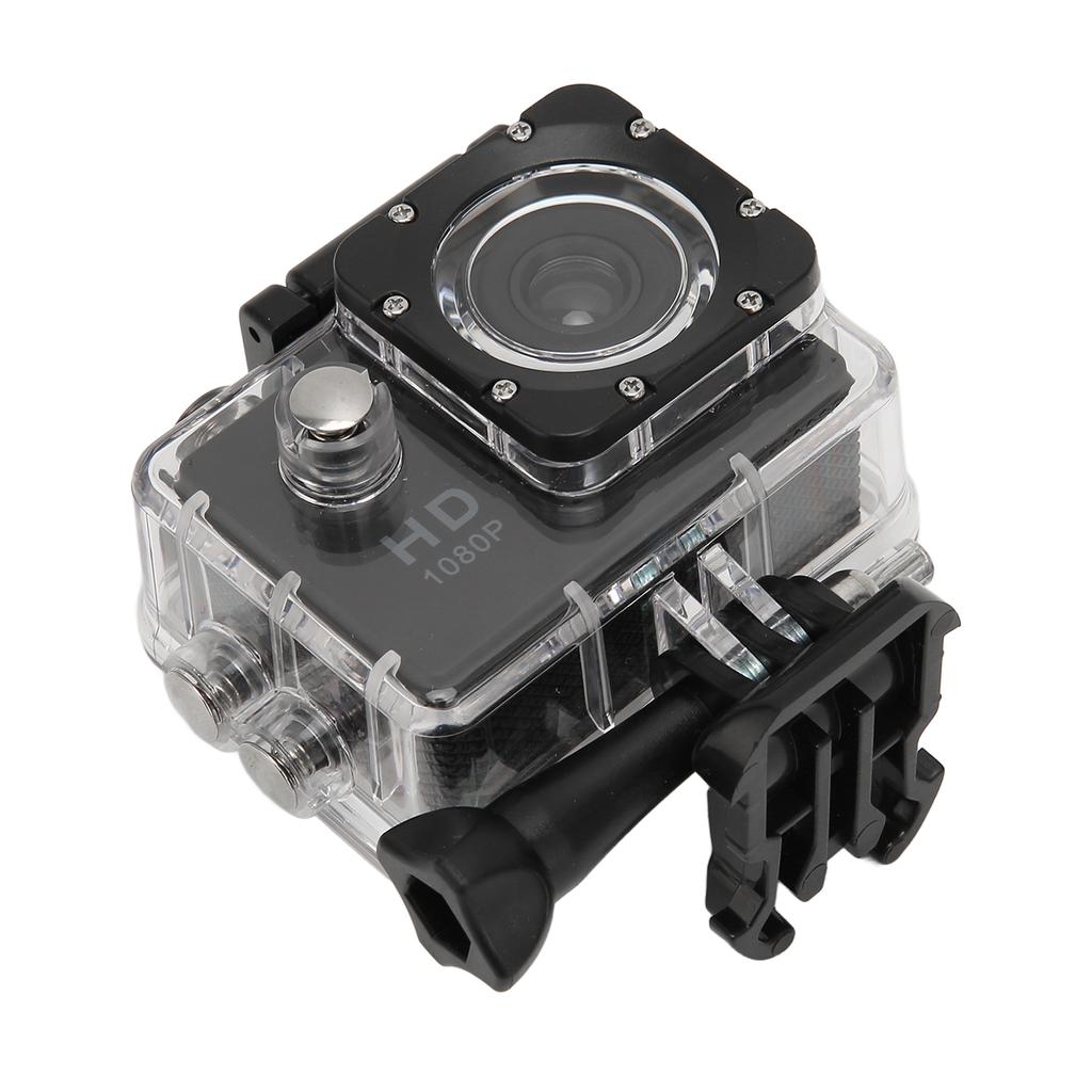 Waterproof Action Camera FHD 1080P 2.0inch HD Color Screen 140 Degrees Wide Angle Lens Underwater Sports Camera