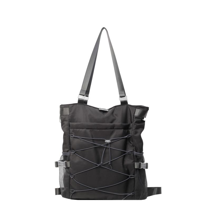 

Многофункциональная сумка-тоут, большой емкости, женский рюкзак, сумка через плечо для поездок на работу темно-серого