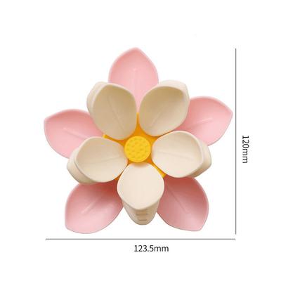 Clips de Sac Alimentaire Décoratifs 3D Fleur Pétale Clip de Scellage Double Couche Fleur de Cerisier Magnétique Clips de Sac Scelleur Alimentaire Magnétique Pétale