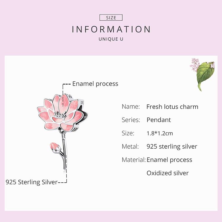 WOSTU Genuíno 925 prata esterlina fresco lótus charme caber cobra pulseira ou pulseira elegante flor contas fazendo jóias