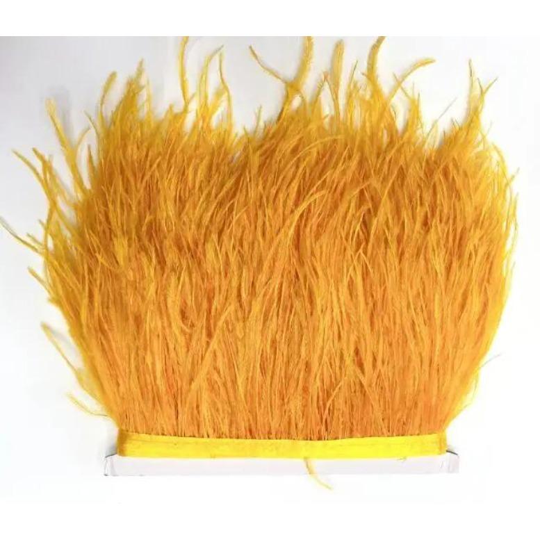 Feather5m Ostrich Hair Fringe Feather Trims Stage Costume Accessories Manufacturers
