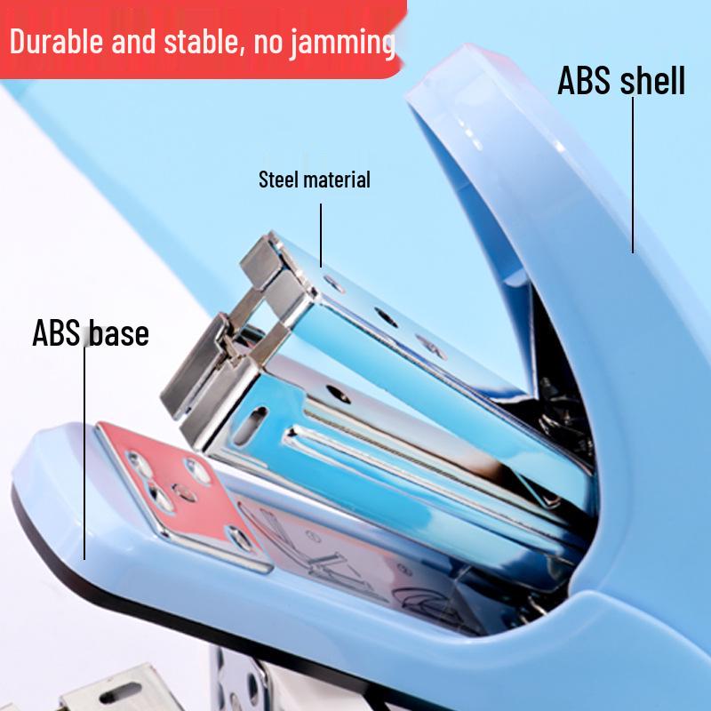 Compact Durable Stapler: Portable, Stylish, Effort-Saving Stationery for Students and Office Supplies
