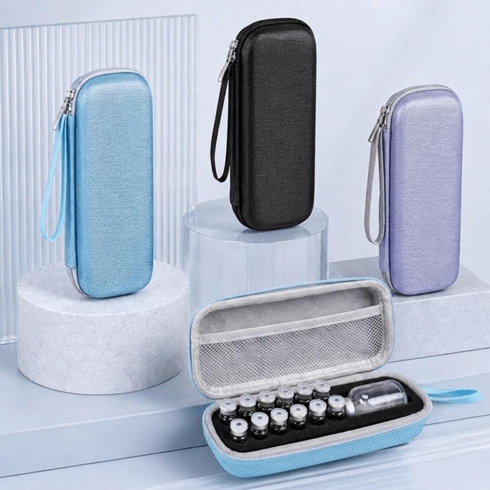 EVA Insulin Vial Storage Case 7/9/13 Slots Waterproof Insulin Vial Protector Wear-resistant Shockproof Insulin Organizer Travel