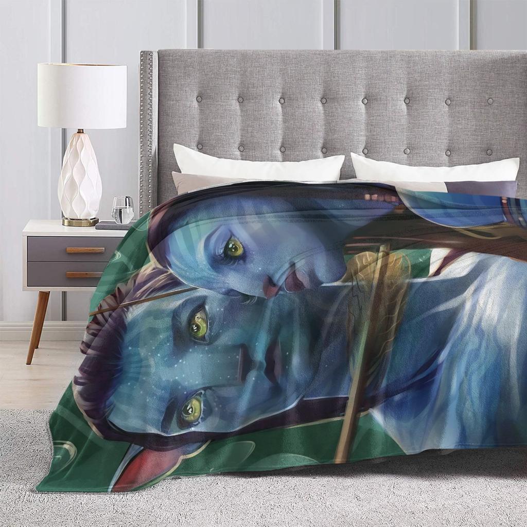 Avatar Sci-Fi Film Wool Blankets Fashion Throw Blankets for Bed Sofa Couch 150*125cm Bedspreads