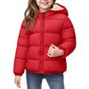 Kids' Pocket Coat - Solid Color Short Cotton Jacket