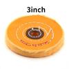 1Pcs Angle Grinder Accessory Cloth Buffing Wheel Yellow with 4/12/16mm Hole Polishing Wheel 2/3/4/5Inch Abrasive Tool Cotton Pad