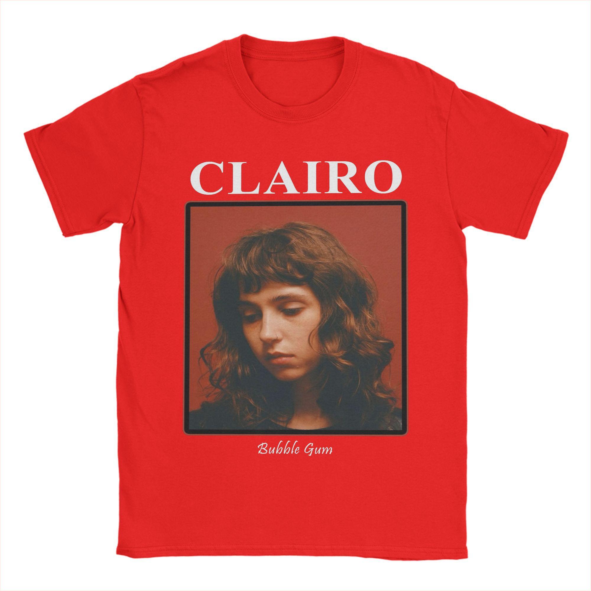 Men s Singer Clairo T Shirt  Cotton Clothing Fashion Short Sleeve O Neck Tee Shirt Printed T-Shirt S