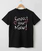 Respect Your Mother Tshirt Black Graphic Eco Earth Day Harry Styles Inspired