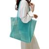 Large Capacity Handbags for Women Mesh Shoulder Bag Sand Toy Bag Seasides Bag Handmade Beach Bag Vacation Bag