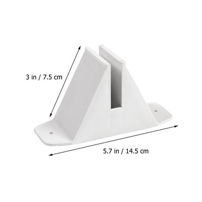 4 Pcs Fence Support Garden Supplies Stand Pet Small Base Yard Holder Lattice Parts