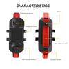   918 Tail Light USB Charging Night Riding   Warning Light Outdoor LED Light