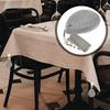 4PCS Decorative Marble Teardrop Tablecloth Weights With Metal Clips Tablecloth Pendant  Picnic