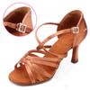 Buty do tańca Damskie buty do tańca latynoamerykańskiego Damskie buty do tanga Miękka podeszwa Buty jazzowe Dziewczęce buty do salsy 5,5/7,5 cm Sandały do ćwiczeń