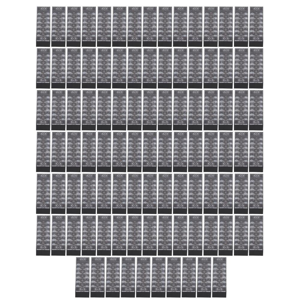 TB‑1506L 100pcs Terminal Block Set 6 Positions Dual Row 600V 15A Screw Terminal Strip Blocks