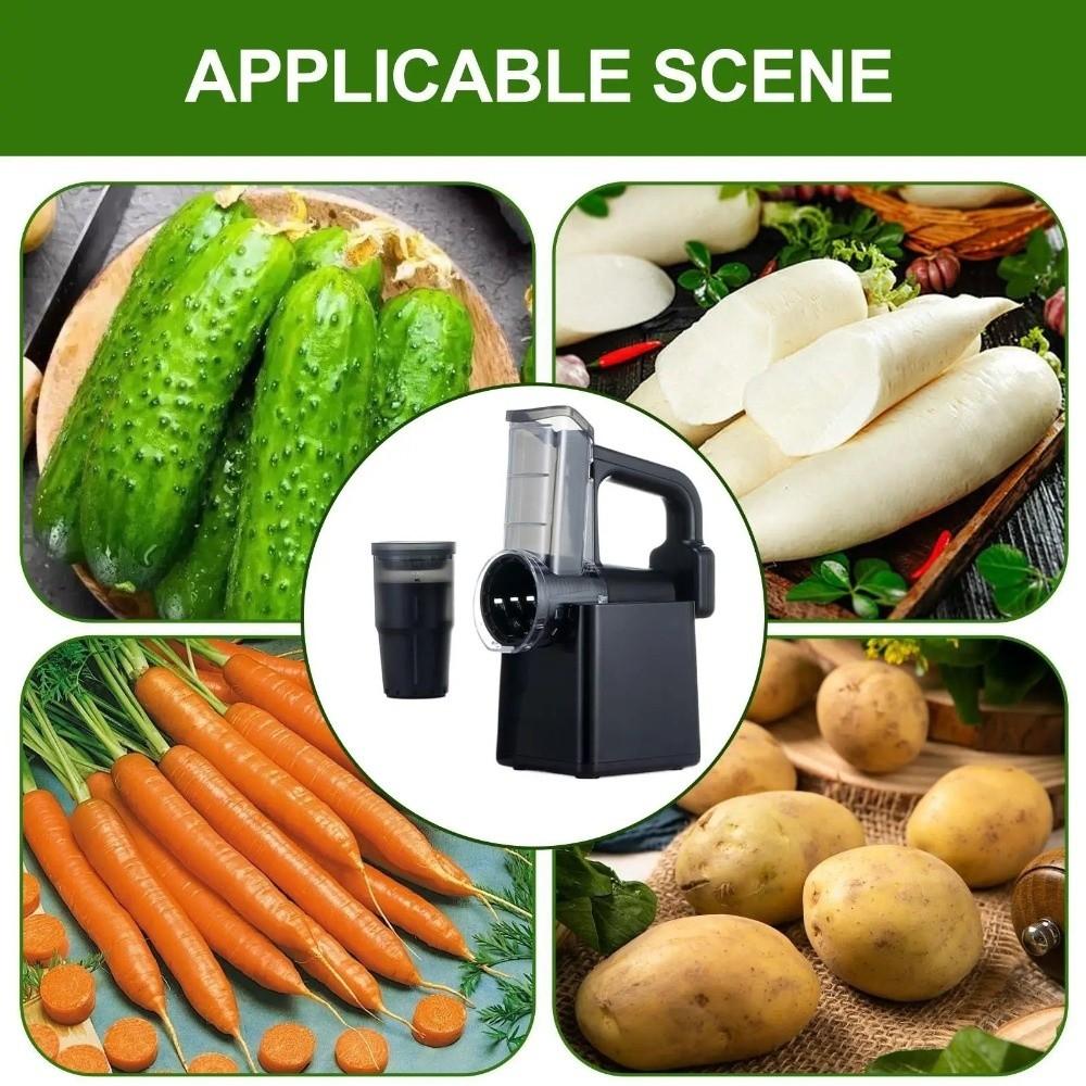 Handheld Multifunctional Vegetable Cutter Cordless Electric Cheese Grater for Nut