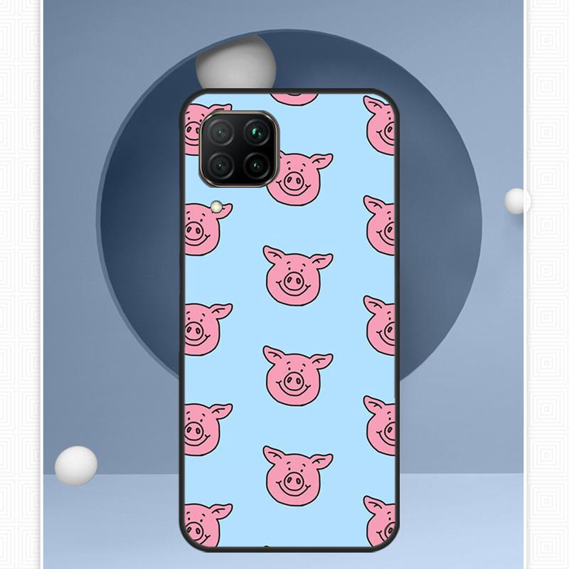 Cute Pink Pig For Huawei Nova Y72 Y90 Y61 Y91 Y60 Y70 12s 12i 11i 8i 9 10 SE P20 P40 Lite P60 P30 Pro Case