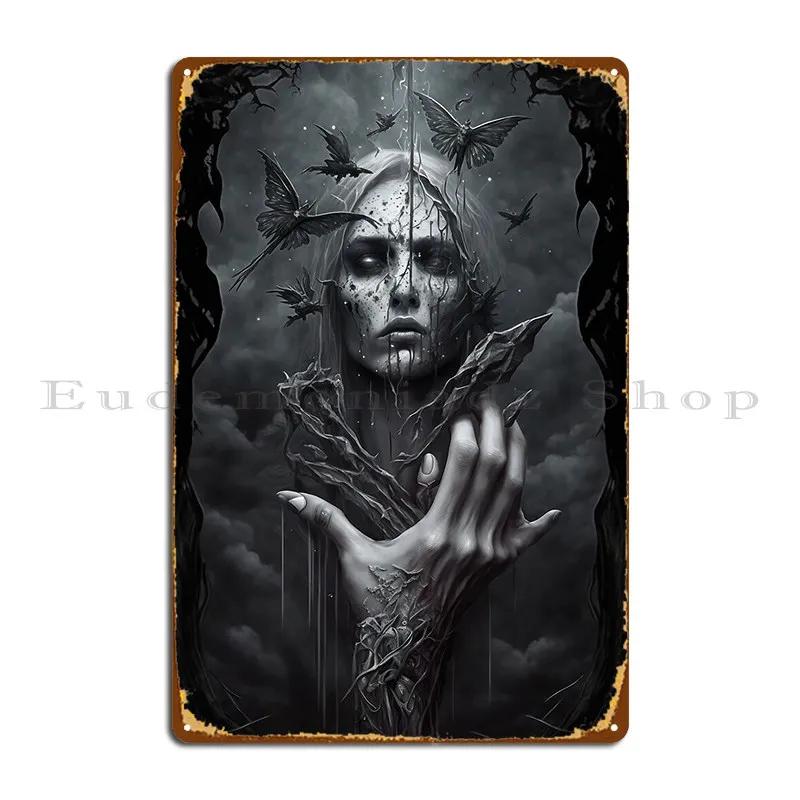Dark Gothic World Inoculum Art Metal Plaque Poster Wall Cave Personalized Retro Garage Garage Tin Sign Poster