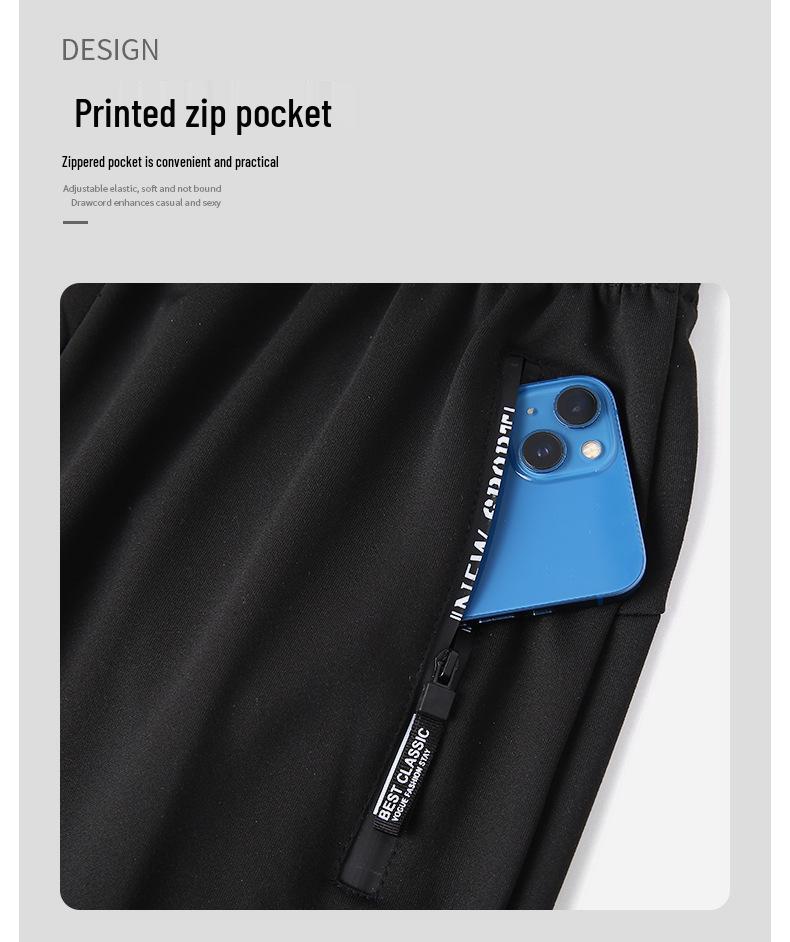 Men's European Size Casual Sports Sweatpants - Solid Color, Drawstring, Autumn/Winter Fitness & Running