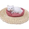 Kawaii Kitty Simulationsfell Katzenmodell auf Kissen Lebensecht Schlafende C Spielzeug Exquisite Weiche Plüschtierfigur Kindergeschenke