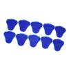 10pcs Urinal Screen Deodorizers Triangle Anti Splash Deodorizer Scented Urinal Screen Mat for Restroom Blue