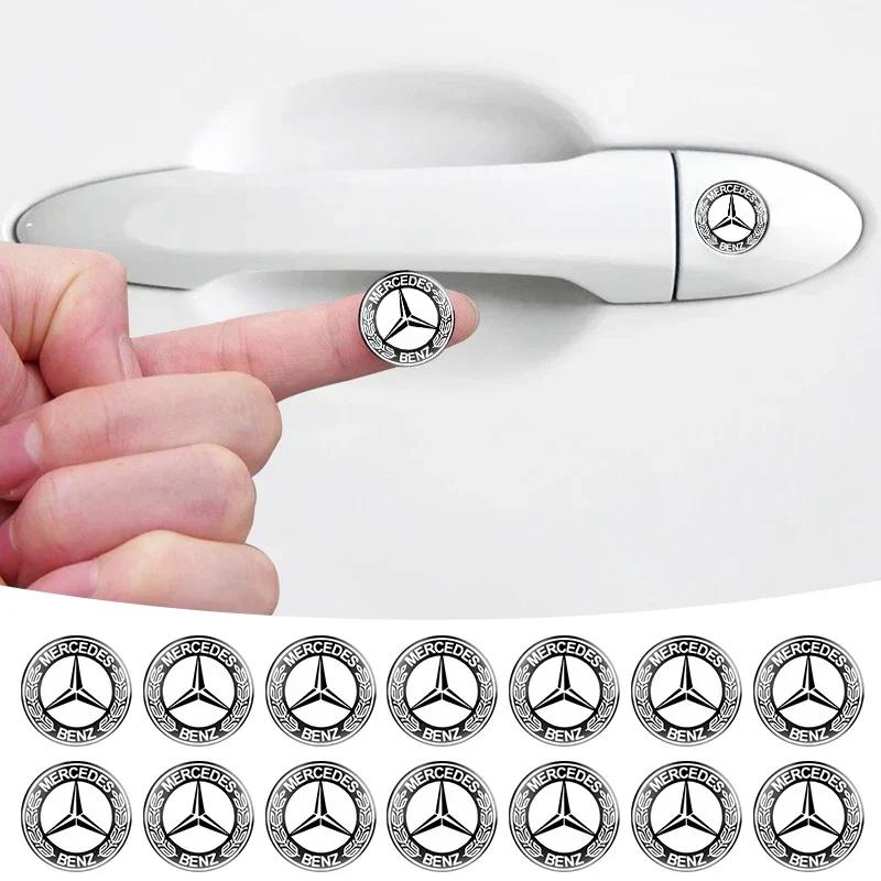 XDFMN1 Hot 2026 For Benz Car Door Keyhole Sticker Key Hole Lock Protection Anti-blocking Dustproof Stickers For Mercedes Benz W211 W204