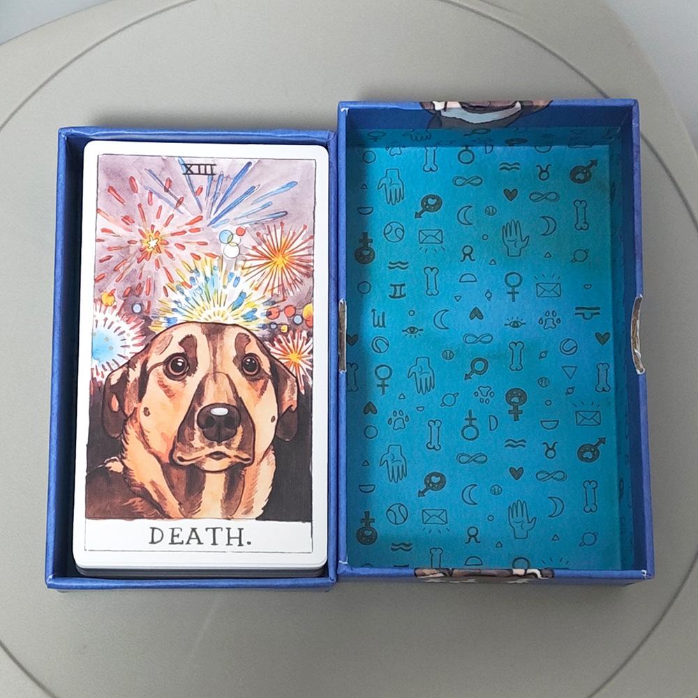 Dog Tarot Deck 78pcs Cards Board Game Party Family Playing Card