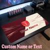 Hull KR Customized Name Text Mouse Pad, Large Desk Mouse Mat Personalized Home Office Present