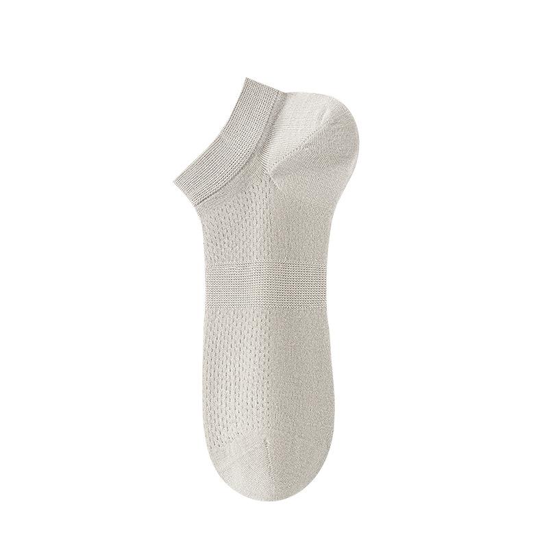 Men's Summer Thin Mesh Breathable Boneless Short Tube Boat Socks