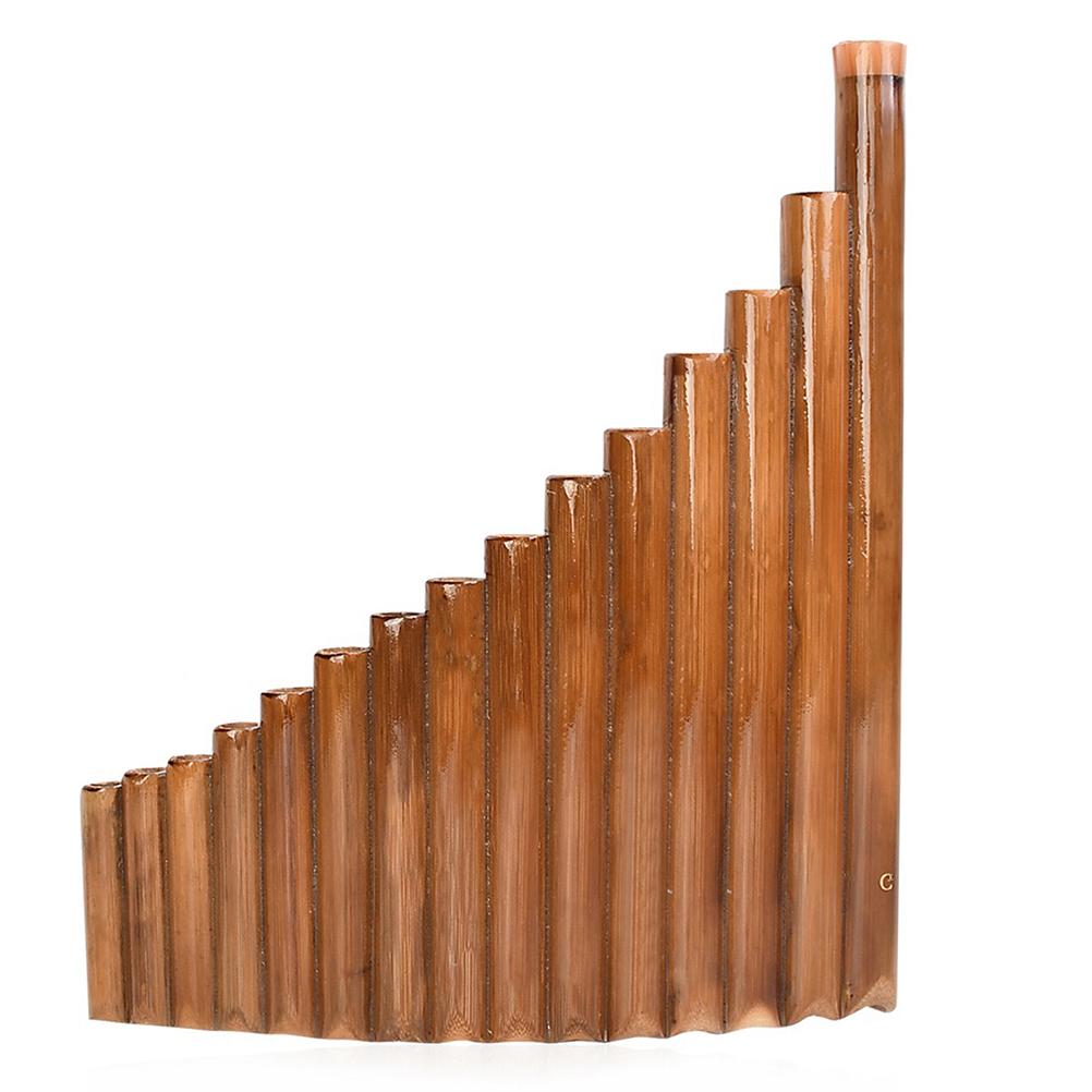 Pan Flute 15 Pipes G Key Bamboo Pan Flute Chinese Traditional Musical Instrument Pan Pipes