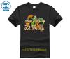 Men Fashion Brand T Shirt Double Dragon Classic Vintage Arcade Retro Game Street Fighting Tshirt Black