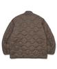Physical Department Nylon Field Quilted Jacket Brown