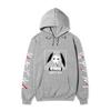Kakegurui Runa Yomozuki Hoodie Unisex Fleece Sweatshirt Black White Anime Portrait Japanese Text Sleeve Autumn Winter Pullover