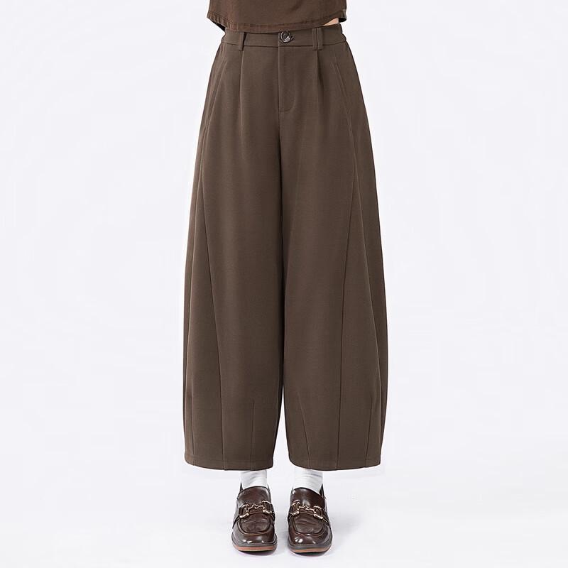 Women's High-Waisted Loose Fit Casual Pants