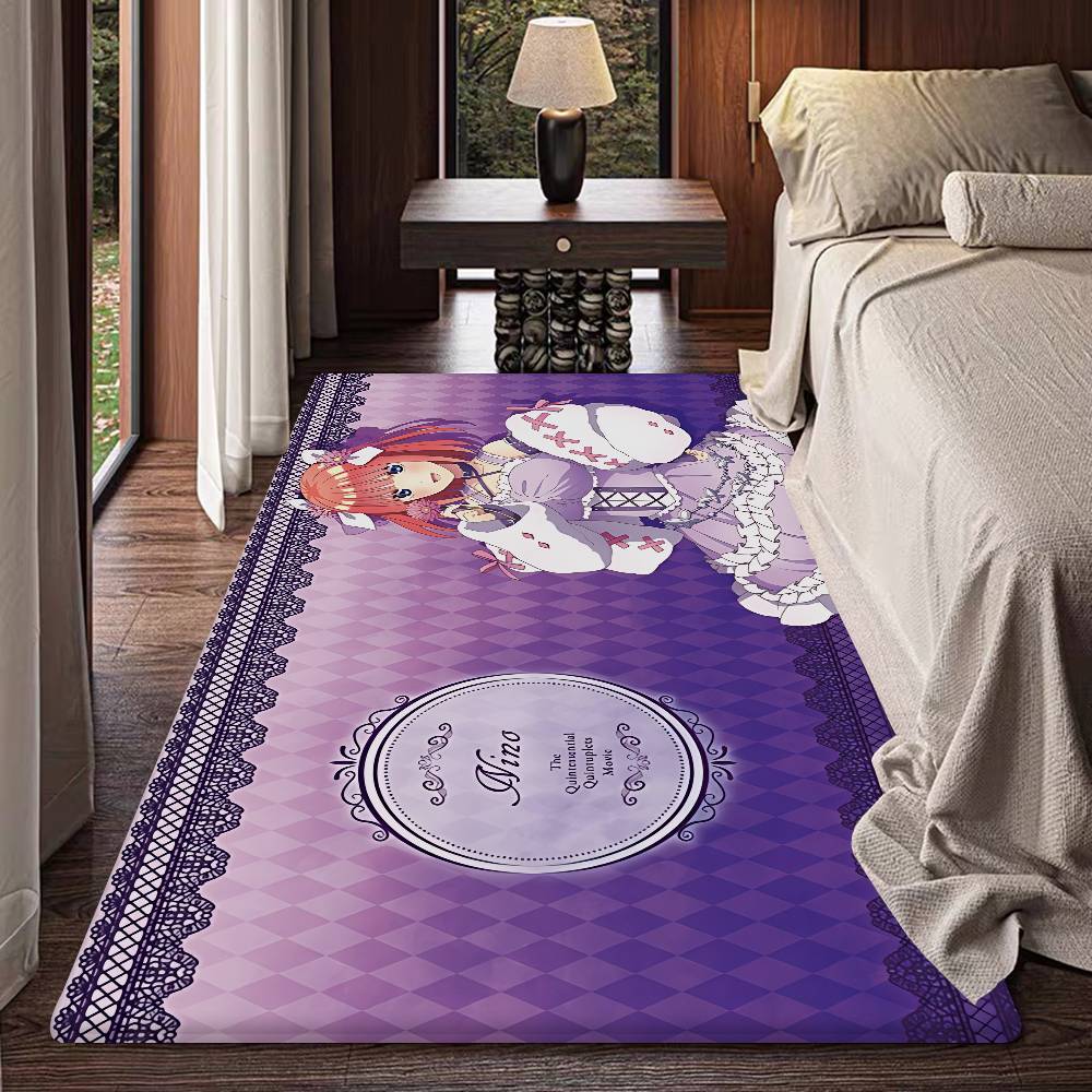 Anime The Q-Quintessential Q-Quintuplets Bathroom Mat Anti-slip Absorb Water Long Strip Cushion Bedroon Mat Welcome Doormat