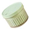 Fruit Vegetable Container Round Shape Multifunctional Plastic Scallion Storage Box Green