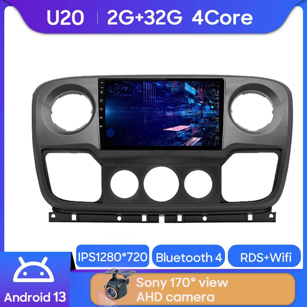 For Renault Master Nissan NV400 Opel Movano 2010 - 2021 Android Car Stereo Multimedia Radio Player GPS Carplay Android Auto