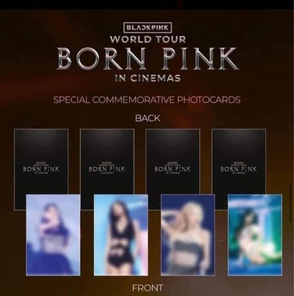 [USED] BLACKPINK BORNPINK Movie Admission Bonus Trading Card JISOO Jisoo
