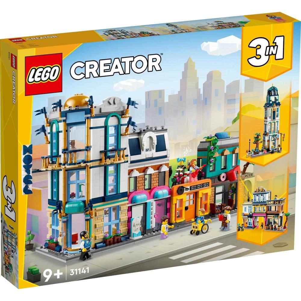 LEGO Creator Downtown Building Blocks Toy 31141 City Building Gift for Kids 9-11 Boys and Girls Christmas Birthday