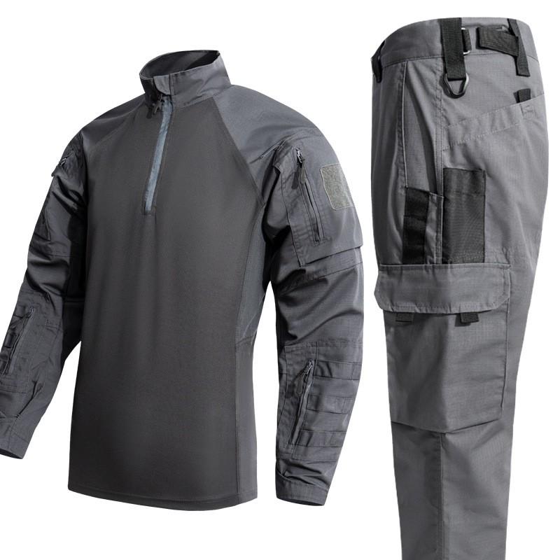 Mens Tactical Training Camo Uniform Set