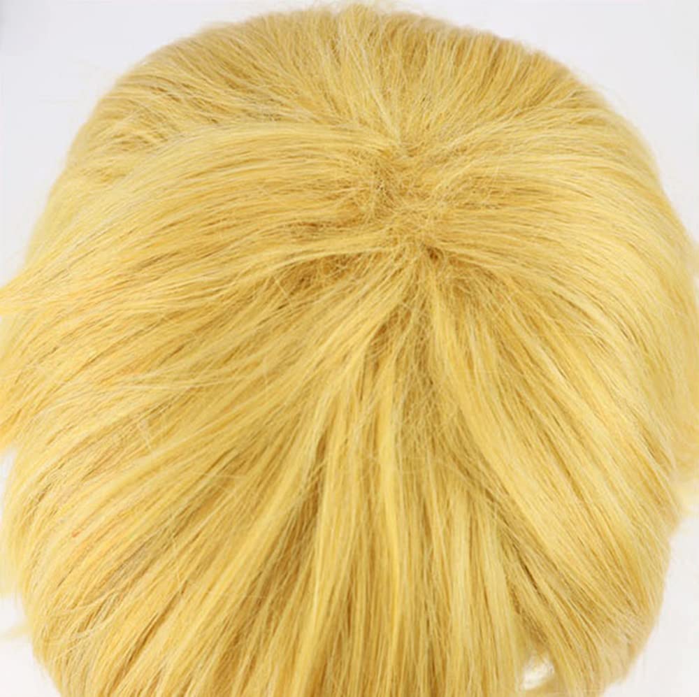 Kou Uzuki Cosplay Wig, Gold, Heat-Resistant, Perfect for Costumes, Halloween, Events, and Photoshoots