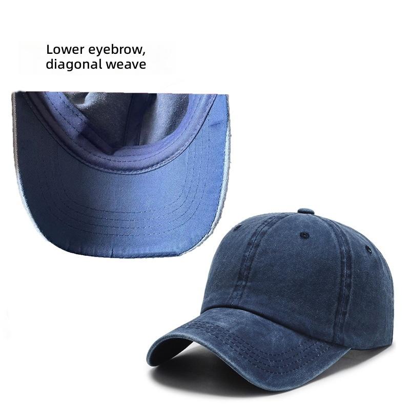 OEM Custom Logo Washed Soft Top Vintage Dad Hats Adjustable Plain Custom Baseball Cap for Men Women