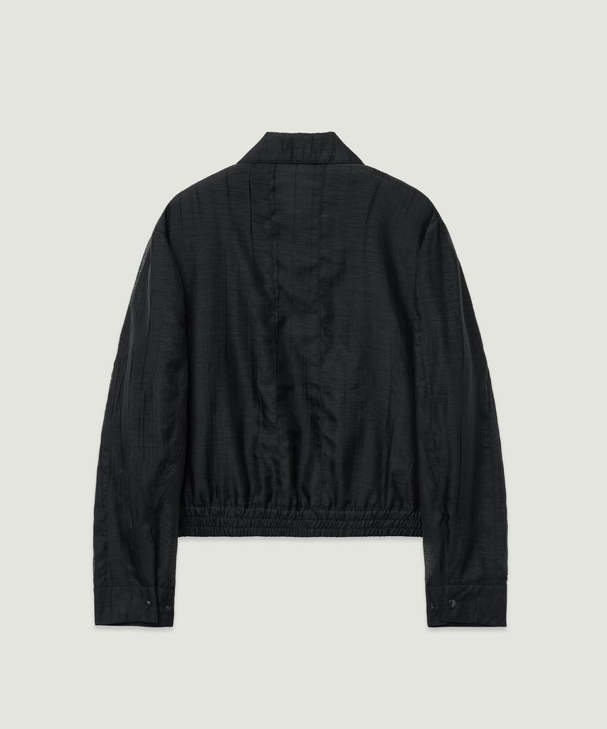 Lmood Twizzler Organza Blouson Jacket Black