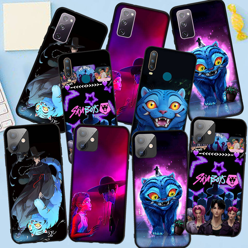 Phone Case for iPhone 17 16 15 Plus Huawei P30 P20 Lite Redmi Note 14 12 11 13 Pro Max OPPO A60 A80 A40 A18 Jinu KPop Tiger Demon Anime Hunters Cover