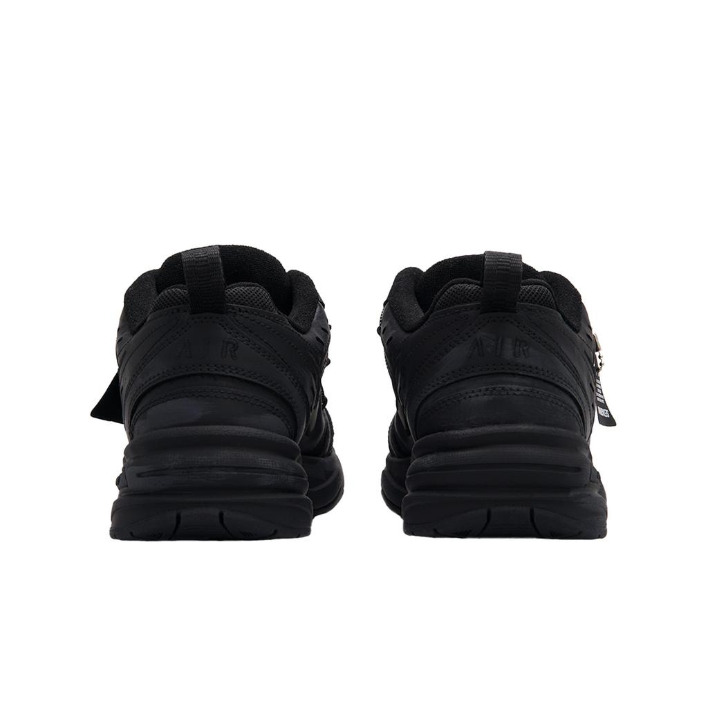 Nike Air Monarch 4 Low Top Chunky Sneakers Unisex Black 415445-001(Team1621-1.1)