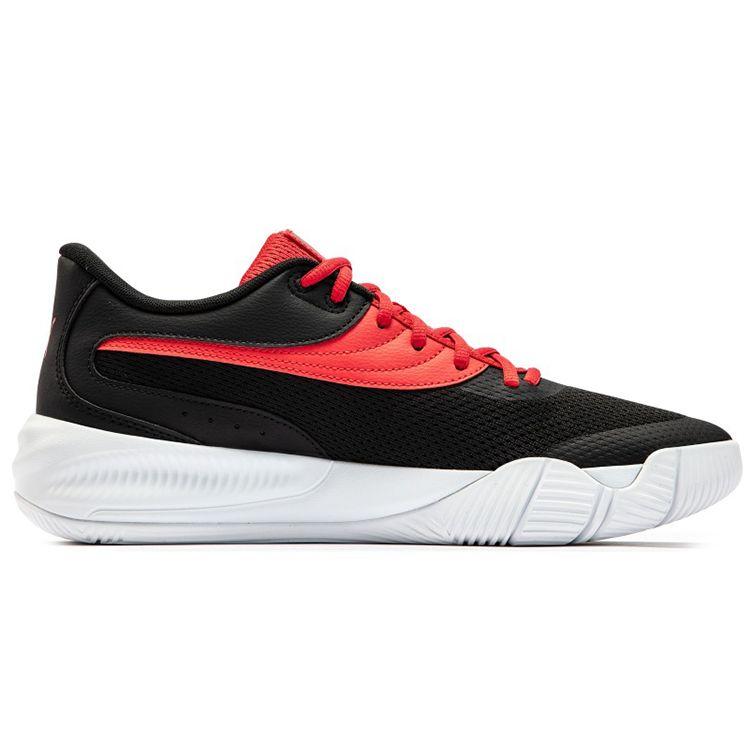 Puma Triple Low Black High Risk Red Unisex Sneakers 376640-01