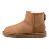 UGG CLASSIC MINI Sheepskin Thermal Abrasion Resistant Short Snow Boots Women's Light Brown 1016222-CHE(Team40-)