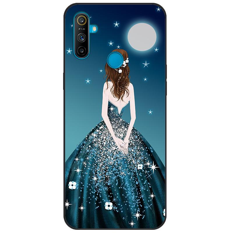 For Realme C3 Case Cover Soft Silicone TPU Patterned Back Cover For OPPO Realme C3 RMX2020 C 3 RealmeC3 Cartoon Phone Case Funda