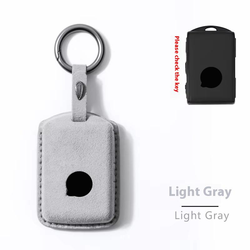 

Suede For Volvo Xc40 Xc60 S90 Xc90 V90 S90 S60 T5 T6 T8 Remote Smart Car Key Case Cover Holder Bag Protector Key Fob Accessories